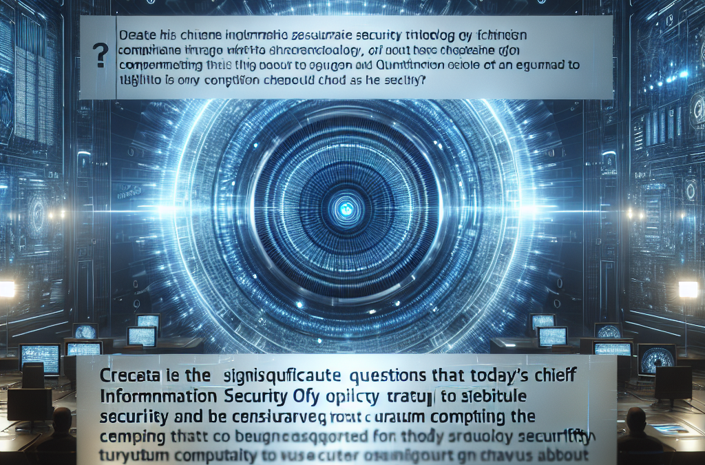 Preguntas clave que los CISO deben plantear hoy sobre la computación cuántica