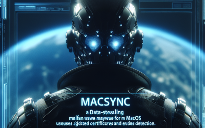 Nuevo malware MacSync para macOS roba datos usando certificados firmados y evade detección