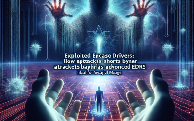 Conductores de EnCase explotados: cómo los atacantes eluden los EDR más avanzados
