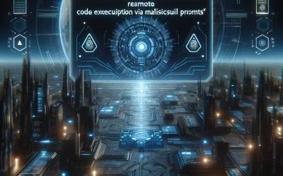 Alerta de Seguridad: Vulnerabilidad Crítica en IA Permite Ejecución Remota de Código mediante Prompts Maliciosos
