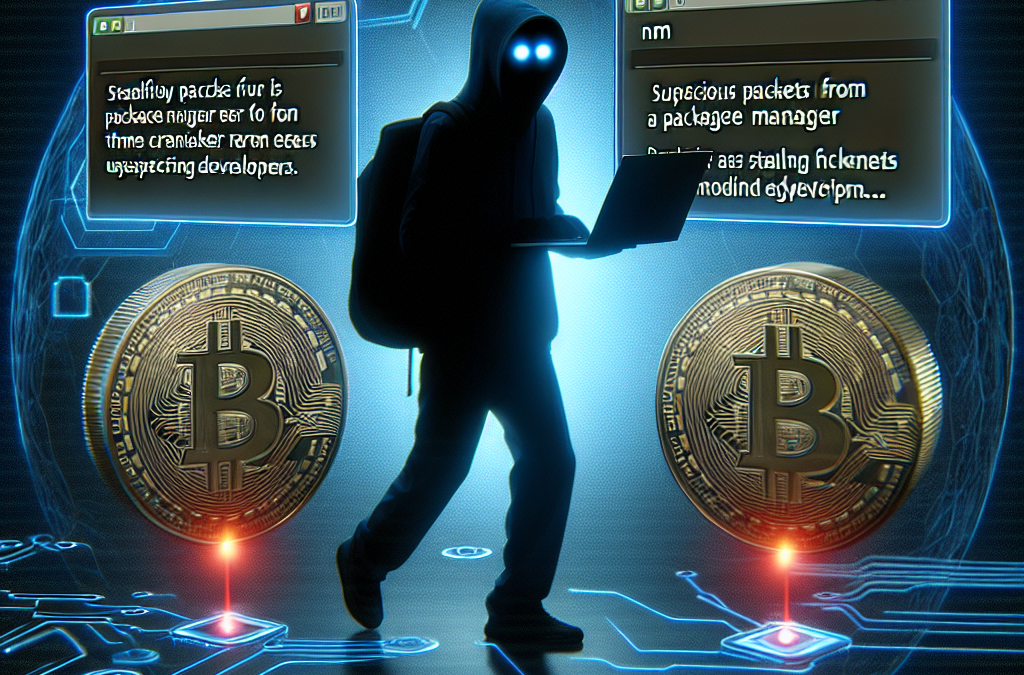 Paquetes maliciosos de npm roban criptomonedas de desarrolladores desprevenidos