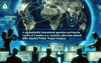 Detenidos 30 presuntos miembros de la red criminal Project Compass en operación internacional